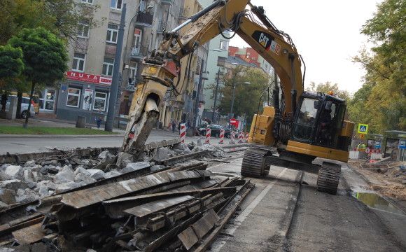Rozbiórki w ramach “Przebudowy trasy tramwajowej na odcinku Dworzec Wileński – Żerań Wschodni”